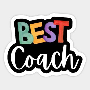 Best coach teacher Sticker